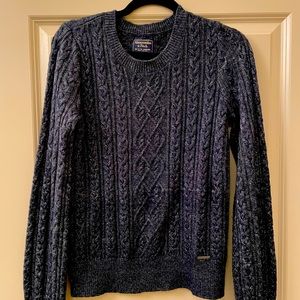 Abercrombie and Fitch cable knit crew sweater
